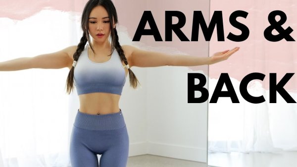 Тренировка на руки & ноги от Chloe Ting|| 10 минутная