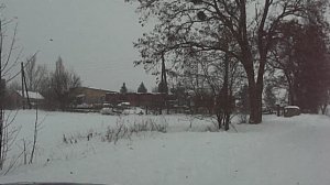 Село Кошмак  Январь 2010, проезжая мимо тракторной бригады