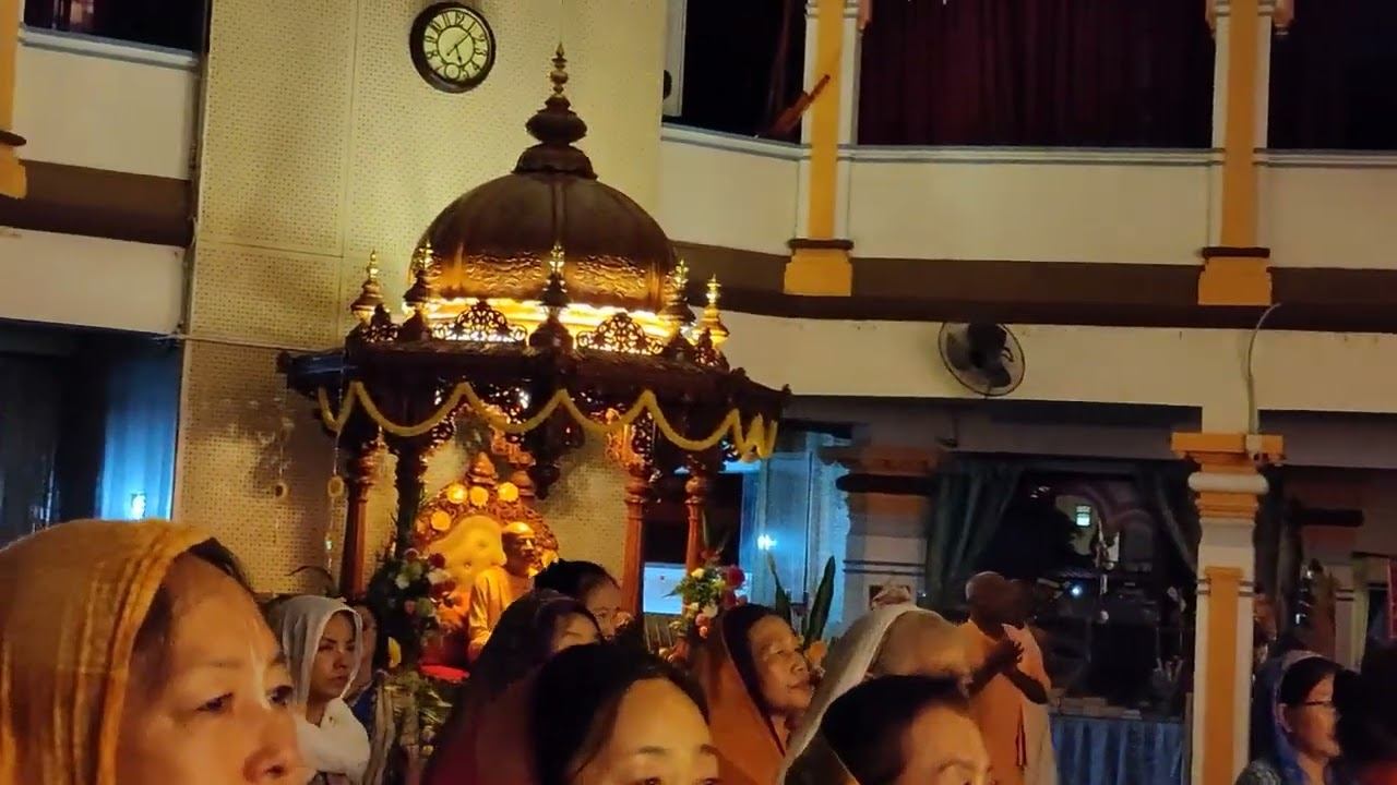 16.12.2023 - ЕС БВВ Нарасимха Махарадж проводит Мангала-арати в TODU, Пенанг, Малайзия