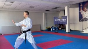 Ката ХЕЙАН НИДАН для сдачи на оранжевый пояс в каратэ WKF (7 Кю)