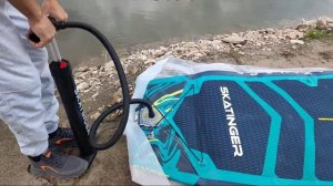 Распаковка и обзор SUP-BOARD SKATINGER SERIAL 11'6" green.
