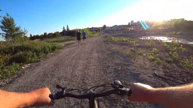 Территорию реки Ворона не узнать. Покатушка на велосипеде. смотреть онлайн