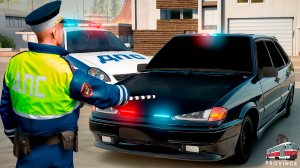 Жёсткая погоня за оперской ВАЗ 2114! Оперская суета (MTA Province)