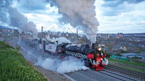 Новороссийск. РЕТРО-ПОЕЗД "ПОБЕДА"-2025