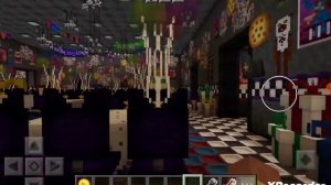 Построил пиццерию Фнаф 1 в Майнкрафт