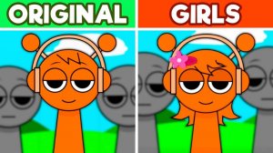 Оригинальные Sprunki VS Sprunki Но Девушки! Incredibox - Sprunki