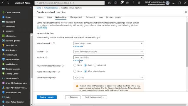 Azure Tip: Bei einer VM (Virtual Machine) in Azure Accelerated Networking überprüfen смотреть онлайн