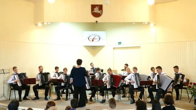 Оркестр аккордеонистов Вильнюсской Нововильняйской музыкальной школы смотреть онлайн