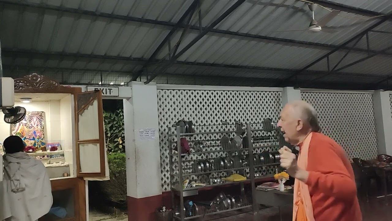 03.03.2024 - Мангала-арати с ЕС БВВ Нарасимхой Махараджем - Маяпурский Институт