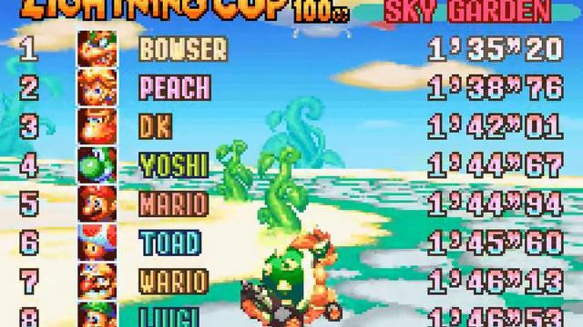Mario Kart: Super Circuit (US) [Game Boy Advance] смотреть онлайн