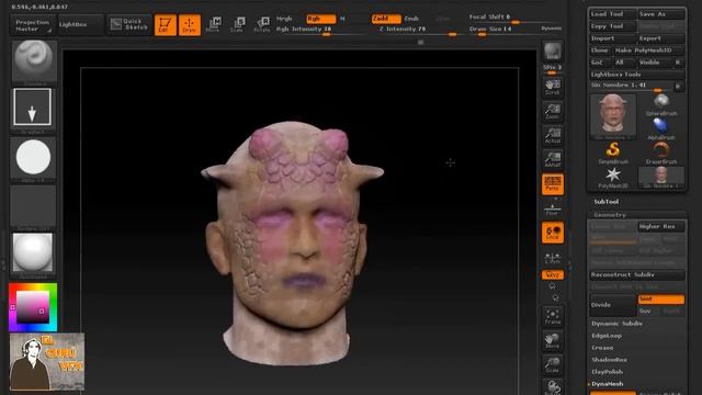 Zbrush Dynamesh y ZRemesher смотреть онлайн