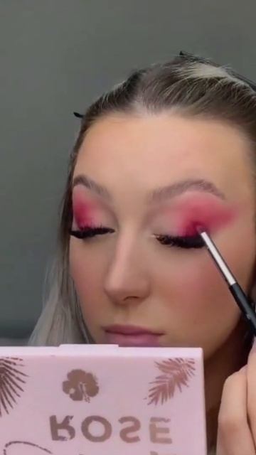 Red Eye Makeup Tutorial | #shorts #eyemakeup #viral #shorter