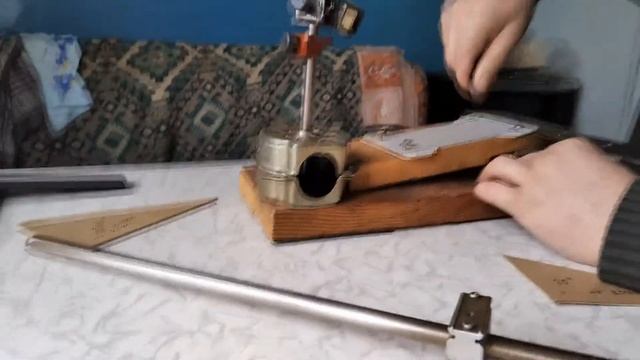 Нож из мехпилы 9 серия. Першинг-2. Самодельная точилка типа Апекс смотреть онлайн
