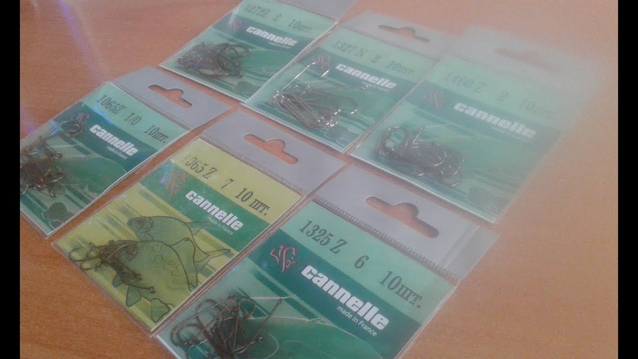 Рыболовные крючки Cannelle. Обзор