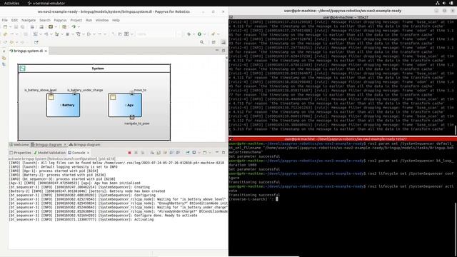 Papyrus for Robotics - Nav2 example execution in a VM смотреть онлайн