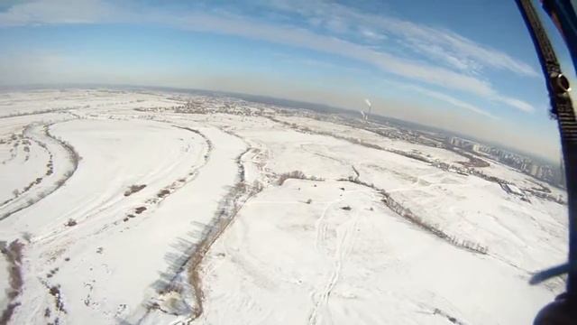 Winter winch flight #1, Troeschina, Kyiv, Ukraine. 16.02.2017 смотреть онлайн