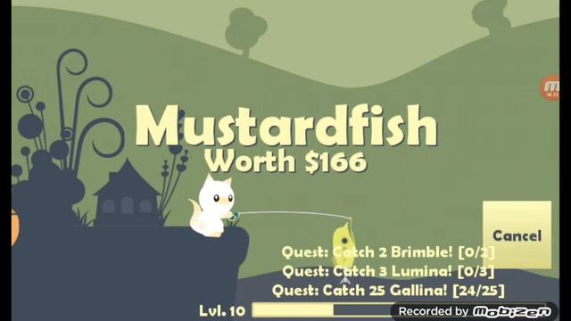 Пытаюсь поймать новых рыб в Cat Fishing