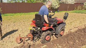 МТЗ 152. Вспашка + фрезеровка. Весна 2025 года.