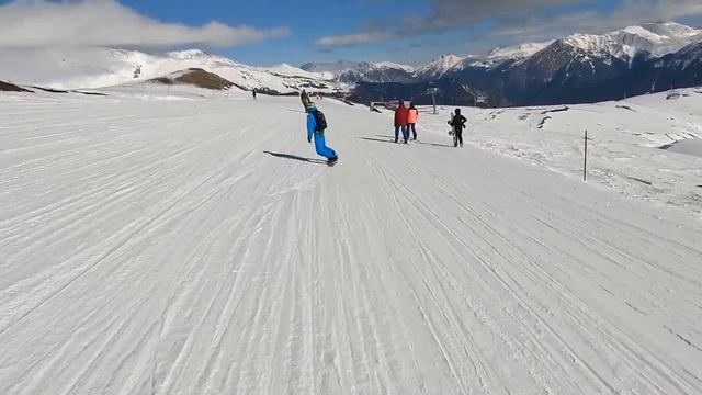Архыз, северный склон, 2839 метров, 20.02.2024. Ч1 смотреть онлайн