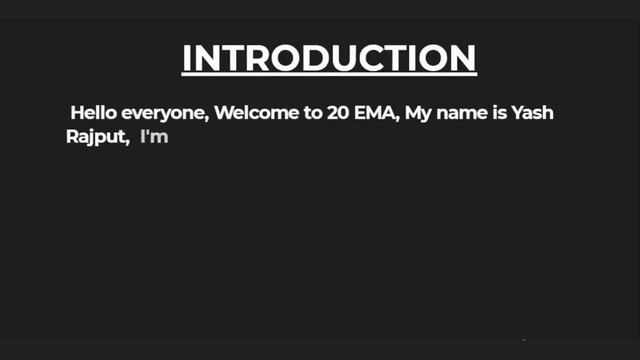 INTRODUCTION | 20 EMA смотреть онлайн