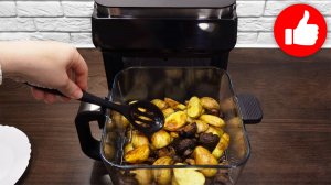 Жалею Что Раньше Так не Готовила. Рецепт Очень Вкусной картошки с грибами в аэрогриле на ужин