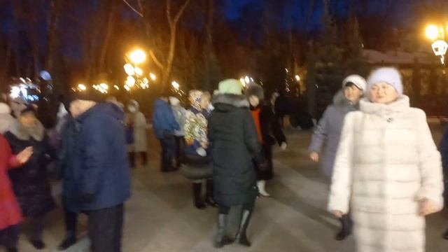 Харьков,7 января,танцы в парке,