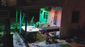 Красивое освещение для беседки.