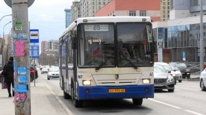 Автобус НефАЗ-5299-20-32 борт. №1887 маршрут №65 на остановке «Куйбышева»