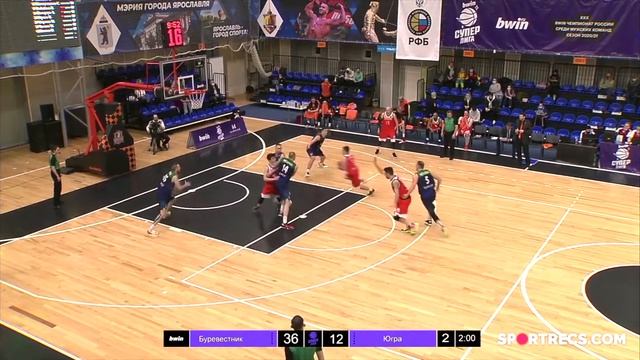 18 очков Кирилла Салмина против Югры | 17 февраля 2021 смотреть онлайн