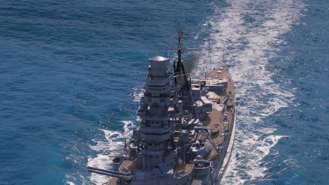 戦艦比叡の動画【005】_砲撃（Battleship HIEI 005_shelling/Линкор Хиэй 005_бомбардировка/戰艦比睿 005_轟擊）