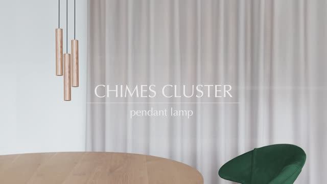 Тройной светильник Chimes Cluster Hanging Lamp