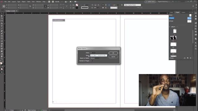 How to Add Header & Page Numbers in Adobe Indesign CC смотреть онлайн