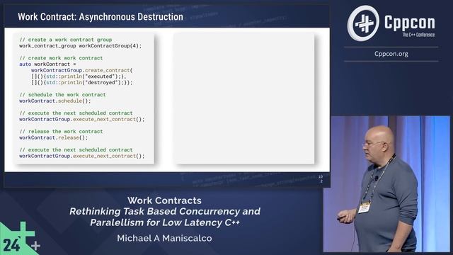 Work Contracts - Rethinking Task Based Concurrency & Parallelism for Low Latency C++ - CppCon 2024 смотреть онлайн