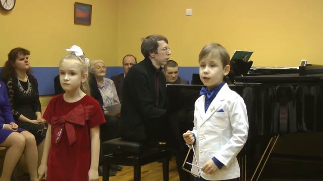 Василенко Коля и Рау Вика концерт по итогам полугодия в музыкальной школе смотреть онлайн