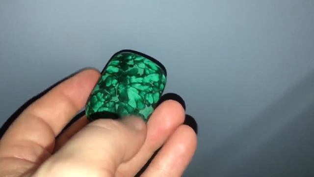 Малахит дизайнерский 158кт №134