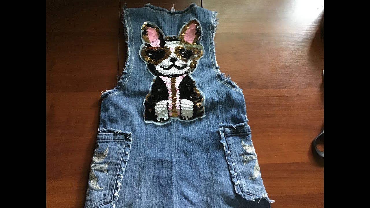 Детский сарафан из старых джинсов смотреть онлайн