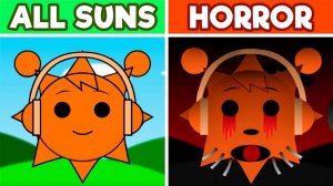 🌞Incredibox Sprunki Но Все Suns! Normal VS Horror Versions!