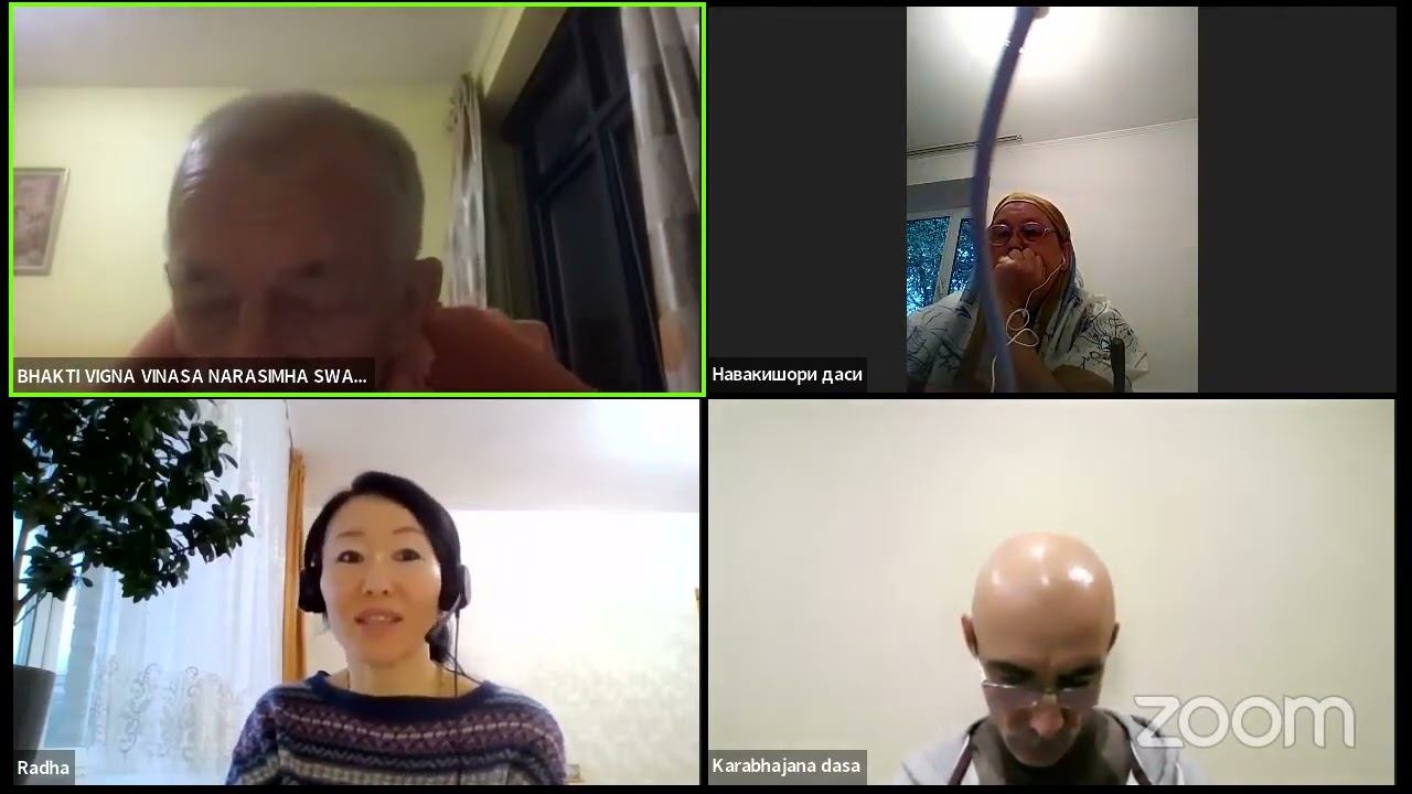 BVV Narasimha Swami, SB 6.16.51 - Two eternal images of God - Два вечных образа Господа - 6.11.2022