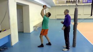 Обучение волейболу. Передача сверху. Для начинающих