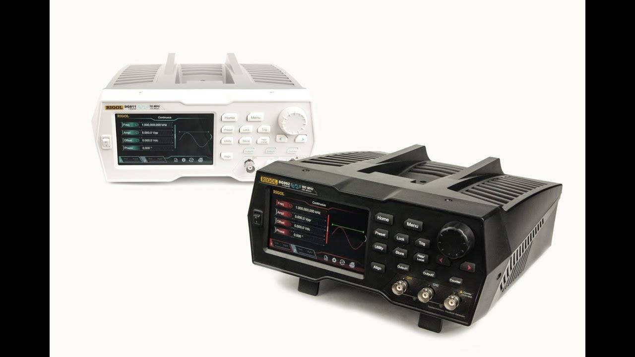 RIGOL's DG800 and DG900 series Arbitrary Function Generators смотреть онлайн