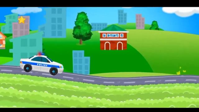 Полицейская машина. Учимся считать вместе c - Go Kids! смотреть онлайн