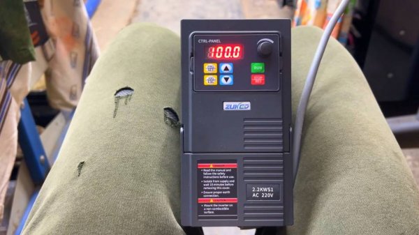 Подключение и настройка частотного преобразователя.