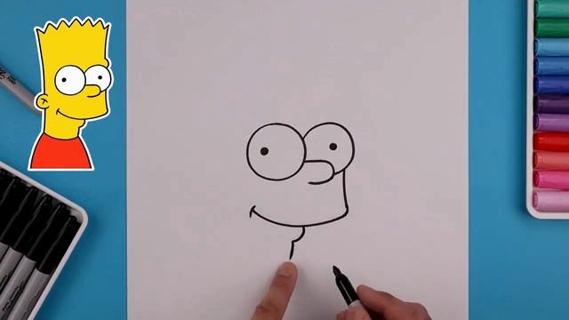 Как нарисовать Барта Симпсона. Учебник для начинающих. смотреть онлайн