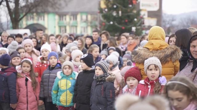Відкриття ялинки в селі Теребля 2019 - 2020 р.р. смотреть онлайн