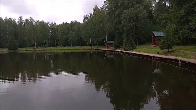 Утренний обзор с нижнего водоёма. Клёвое место, Лосиный остров. смотреть онлайн