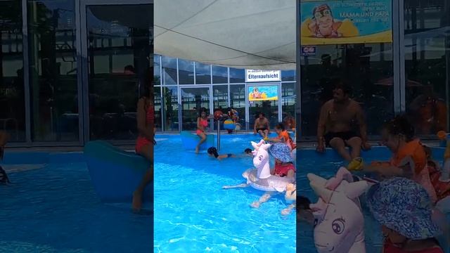 Аквапарк в Германии. Wasserpark in Deutschland. смотреть онлайн