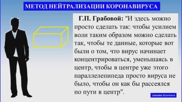 Вирусы, метод 3. Выдавить вирусы из межклеточного пространства вне тела. Учение Г. Грабового