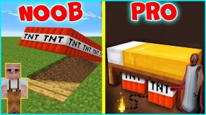 БАБКА ГРЕННИ И GRANDPA ПОСТРОИЛИ ЛОВУШКИ ДЛЯ МОНСТРОВ НУБА И ПРО В МАЙНКРАФТ НУБ В MINECRAFT GRANNY