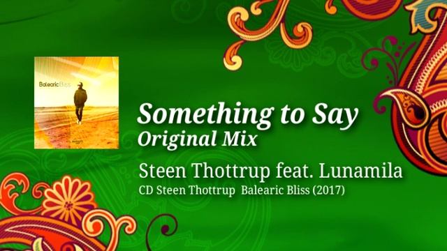 Steen Thottrup - Something To Say