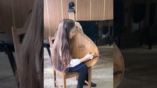 Бандура. Соло на бандурі Менует В.Талавиря,музична школа , Київ смотреть онлайн